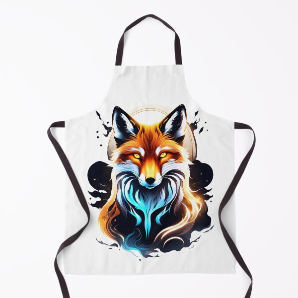 Item preview, Spiritual Neon Fox Illustration designed and sold by Ikbel Studio.