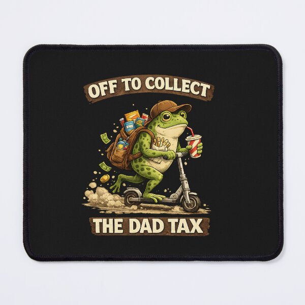 Item preview, Funny Dad Tax Frog Shirt, Off To Collect The Dad Tax Graphic Tee, Retro Frog Lover Comfort T-Shirt, Father's Day Gift From Daughter Son designed and sold by greatmar1.