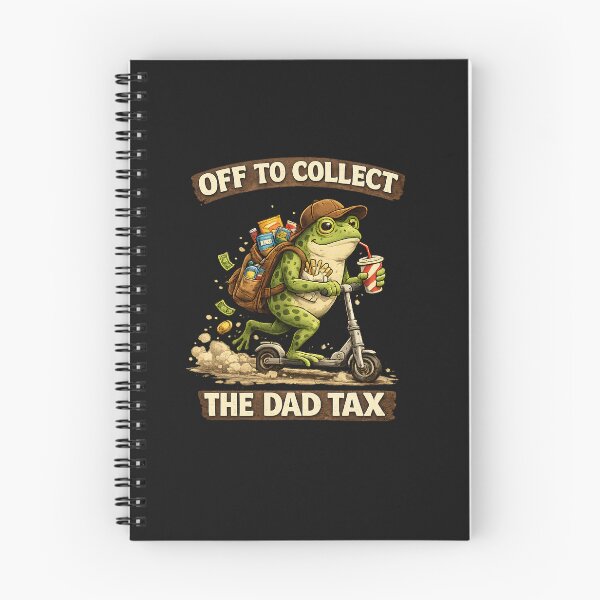 Item preview, Funny Dad Tax Frog Shirt, Off To Collect The Dad Tax Graphic Tee, Retro Frog Lover Comfort T-Shirt, Father's Day Gift From Daughter Son designed and sold by greatmar1.