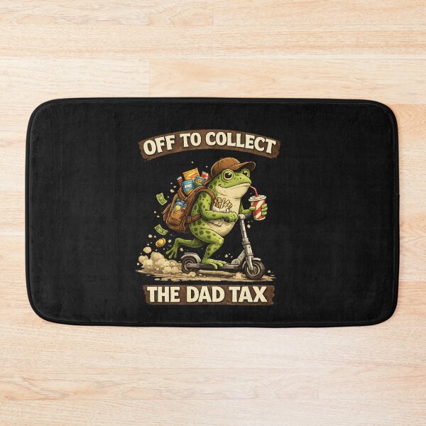 Item preview, Funny Dad Tax Frog Shirt, Off To Collect The Dad Tax Graphic Tee, Retro Frog Lover Comfort T-Shirt, Father's Day Gift From Daughter Son designed and sold by greatmar1.