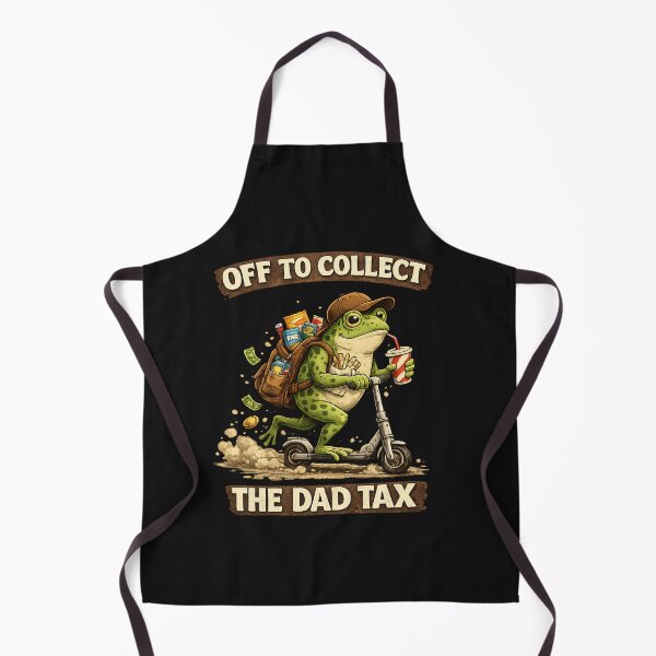 Item preview, Funny Dad Tax Frog Shirt, Off To Collect The Dad Tax Graphic Tee, Retro Frog Lover Comfort T-Shirt, Father's Day Gift From Daughter Son designed and sold by greatmar1.