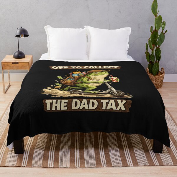 Item preview, Funny Dad Tax Frog Shirt, Off To Collect The Dad Tax Graphic Tee, Retro Frog Lover Comfort T-Shirt, Father's Day Gift From Daughter Son designed and sold by greatmar1.