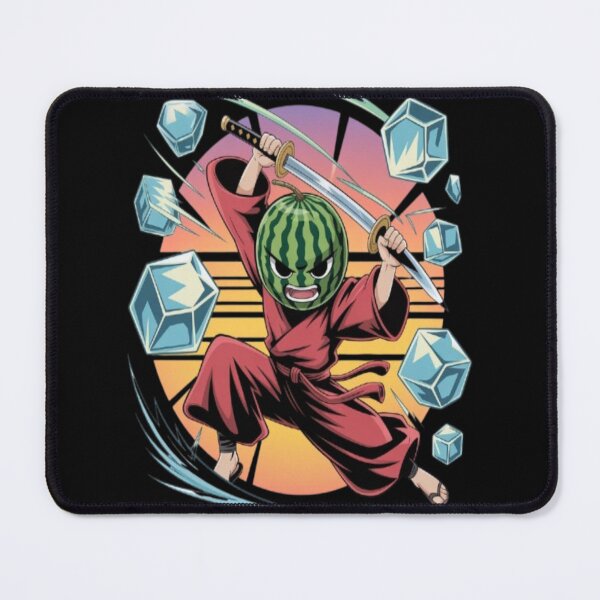 Item preview, Cute Anime Watermelon Warrior Fruit Summer Art designed and sold by DailySparks.