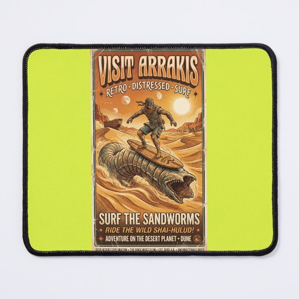 Item preview, Visit Arrakis - Vintage Distressed Surf - Dune - Sci Fi style designed and sold by anebius.