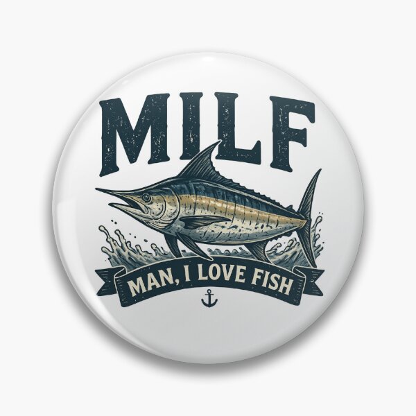 Item preview, MILF – Man I Love Fish designed and sold by LuloCreative.