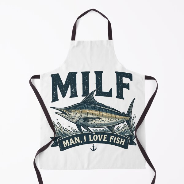 Item preview, MILF – Man I Love Fish designed and sold by LuloCreative.