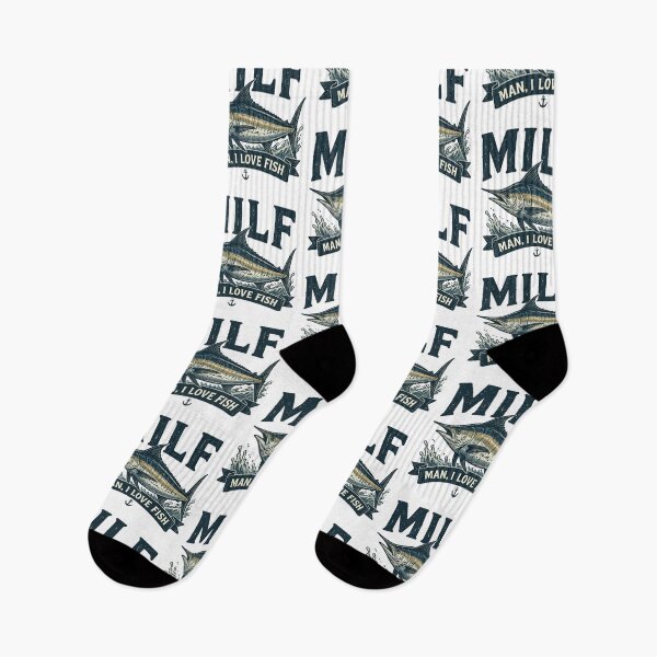 Item preview, MILF – Man I Love Fish designed and sold by LuloCreative.