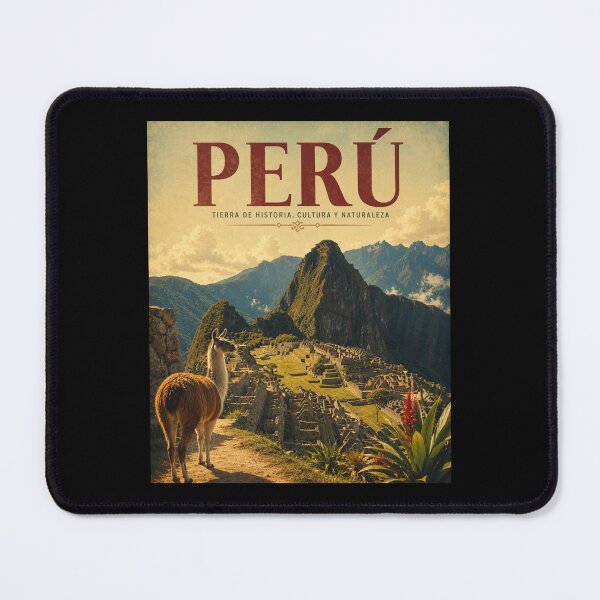 Item preview, Peru mountain heritage travel poster designed and sold by Tienda-Vane.