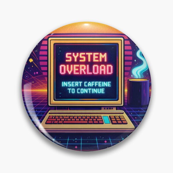 Item preview, 80s Synthwave Caffeine Overload Mug designed and sold by OnePercent992.