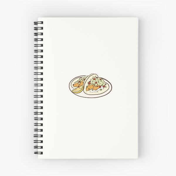 Item preview, A Plate of Fish Tacos designed and sold by HowtoDrawSimple.