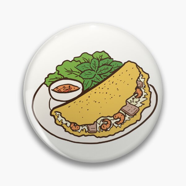 Item preview, A Plate of Banh Xeo designed and sold by HowtoDrawSimple.