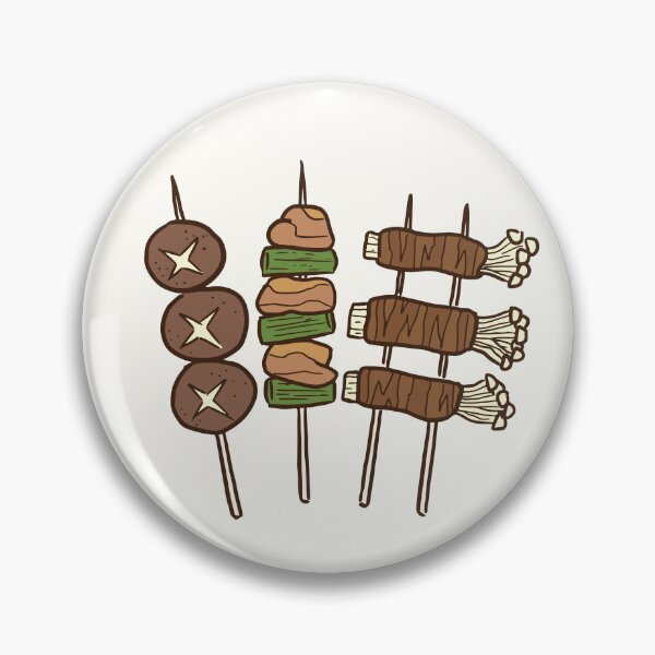 Item preview, Yakitori Skewers designed and sold by HowtoDrawSimple.