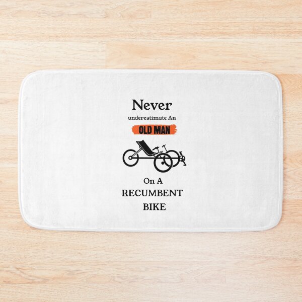 Item preview, Never Underestimate An Old Man On A Recumbent Bike designed and sold by NicoleFrederick.