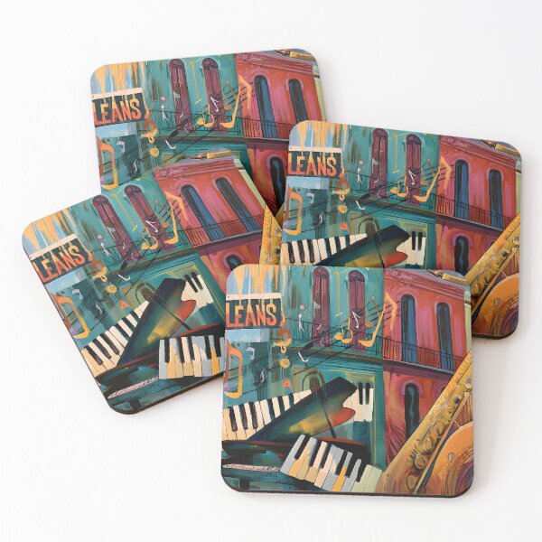 Item preview, Rhythms of New Orleans - Jazz Instruments Colorful Streets and the Soul of the Crescent City designed and sold by OlfactoART Studio.