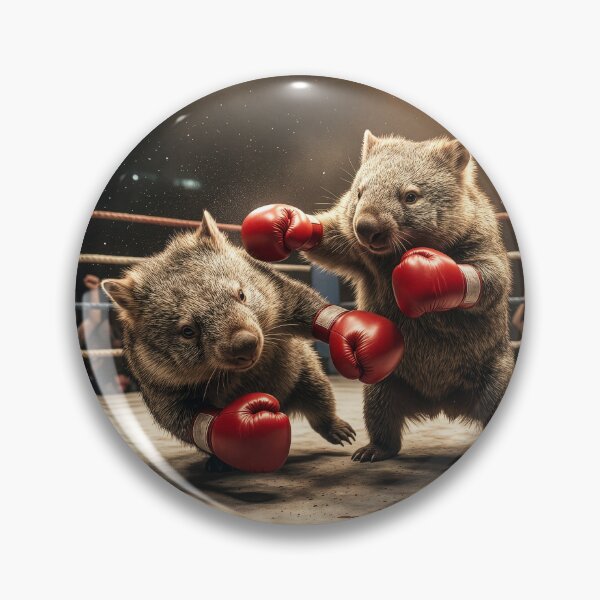 Item preview, Wombat Boxing Match designed and sold by Tridentulus.