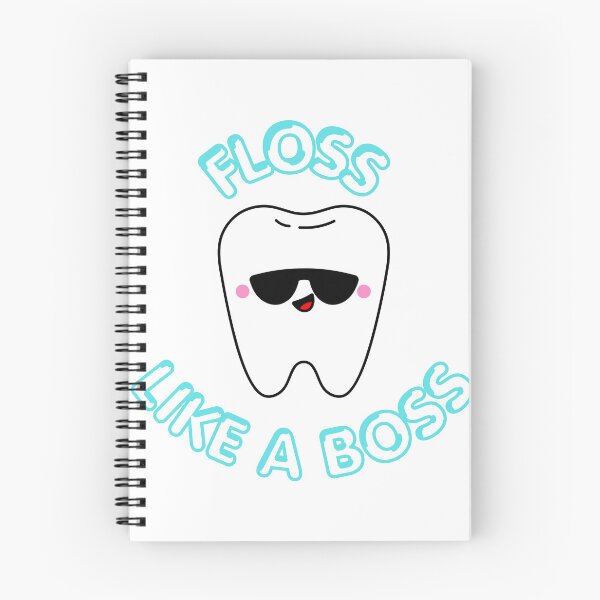 Item preview, Floss Like a Boss Funny Tooth Sticker designed and sold by CozypagesStudio.