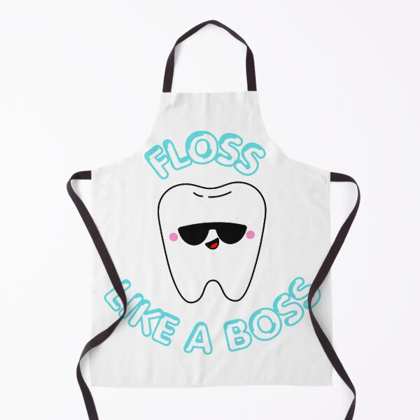 Item preview, Floss Like a Boss Funny Tooth Sticker designed and sold by CozypagesStudio.