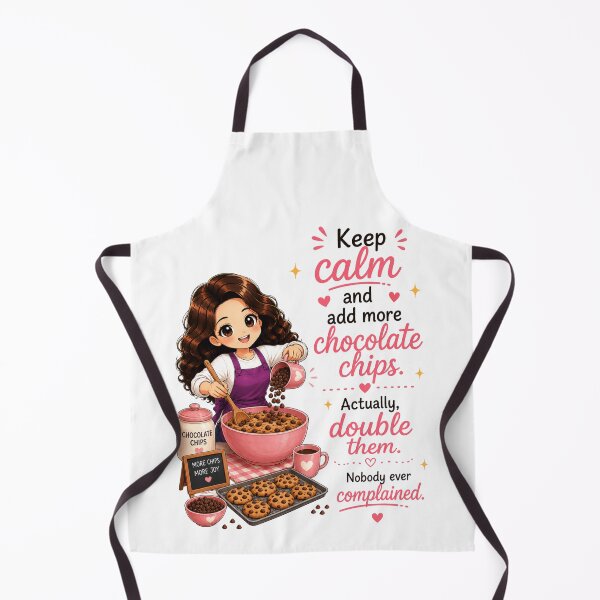 Item preview, Keep Calm and Add More Chocolate Chips (Actually, Double Them) designed and sold by thecookiegallery.