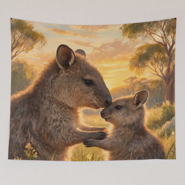 Item preview, Quokka and baby designed and sold by The Aussie Muse • Purple Empress  .