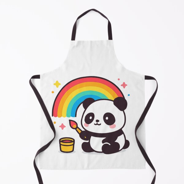 Item preview, Color Your World Panda - Happy Kawaii Sticker designed and sold by foryouandyours.