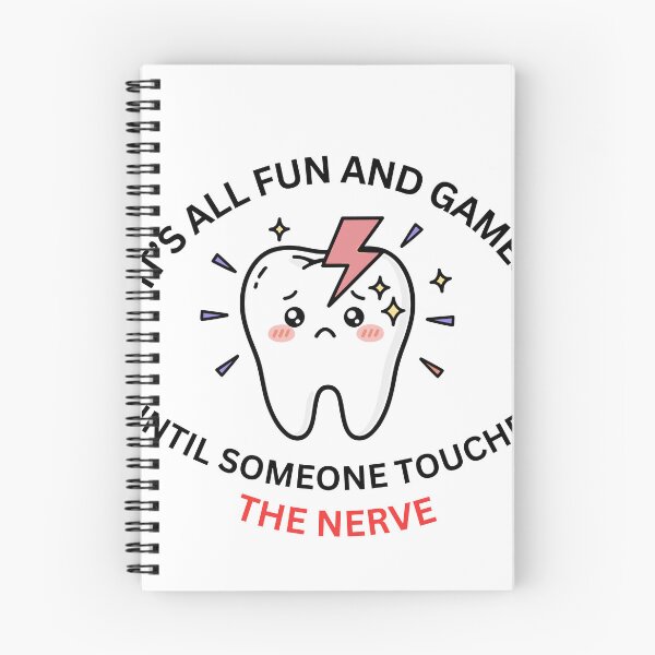 Item preview, It's All Fun and Games Until Someone Touches the Nerve designed and sold by CozypagesStudio.