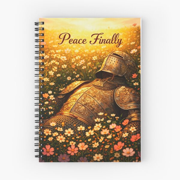 Item preview, Peace Finally – Fallen Knight Resting in Flowers designed and sold by INVIKETOS.