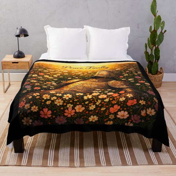 Item preview, Peace Finally – Fallen Knight Resting in Flowers designed and sold by INVIKETOS.