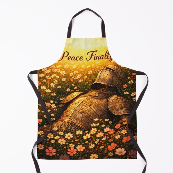 Item preview, Peace Finally – Fallen Knight Resting in Flowers designed and sold by INVIKETOS.