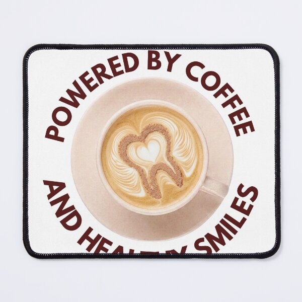 Item preview, Coffee Lover Dentist Tooth Latte Art Sticker designed and sold by CozypagesStudio.