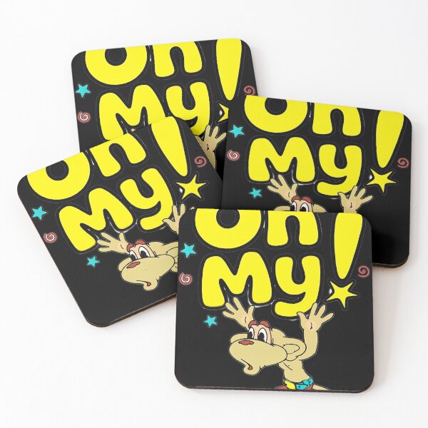 Item preview, Oh My! Funny Surprised Retro Monkey - 90s Comic Bubble Text  designed and sold by Tokraz-art.