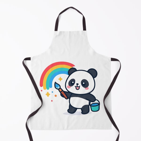 Item preview, Color Your World Panda - Happy Kawaii Sticker designed and sold by foryouandyours.