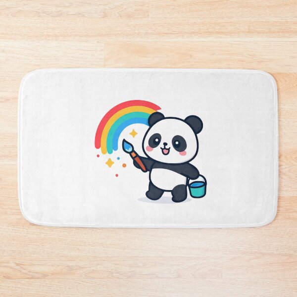 Item preview, Color Your World Panda - Happy Kawaii Sticker designed and sold by foryouandyours.