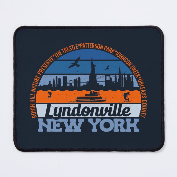 Item preview, Lyndonville New York Sunset Retro Vintage Local Pride Logo designed and sold by CRHPOD20.