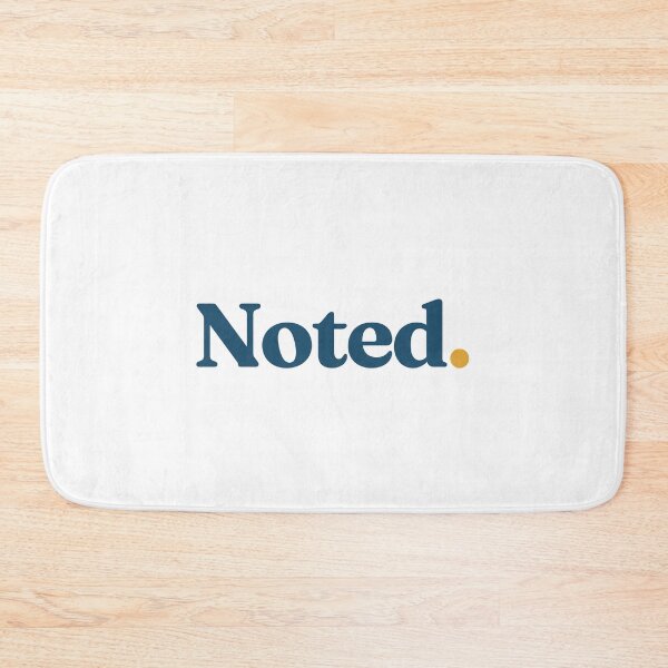 Item preview, Noted. Typography Design designed and sold by NotedPeriod.