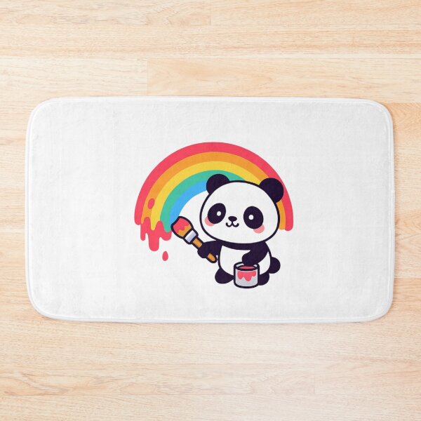 Item preview, Color Your World Panda - Happy Kawaii Sticker designed and sold by foryouandyours.