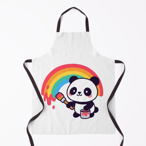 Item preview, Color Your World Panda - Happy Kawaii Sticker designed and sold by foryouandyours.