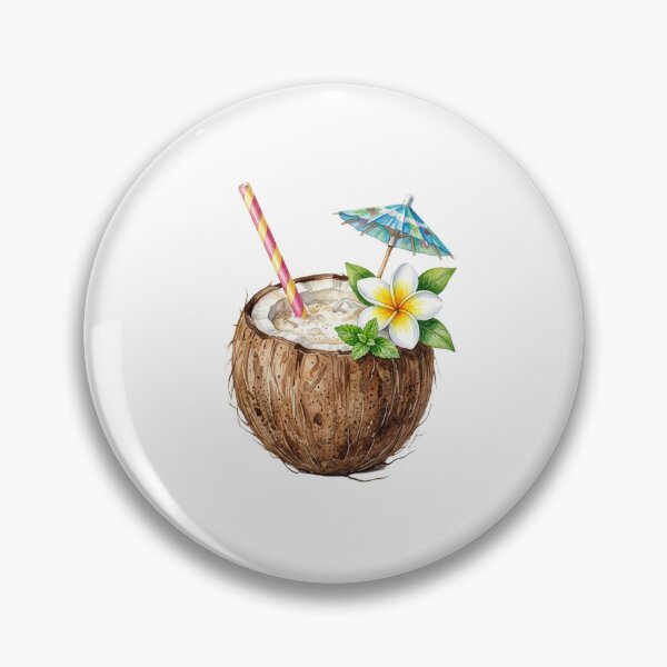 Item preview, Summer Tropical Coconut Cocktail designed and sold by SOUFIANE1991.