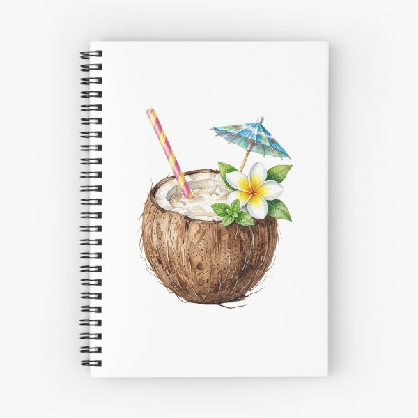 Item preview, Summer Tropical Coconut Cocktail designed and sold by SOUFIANE1991.