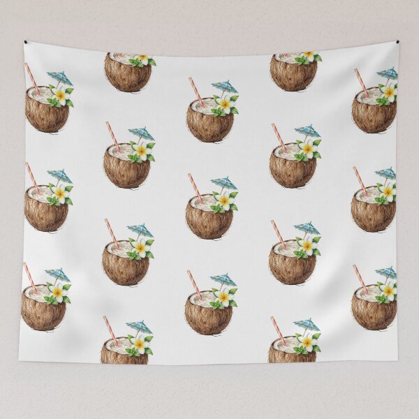 Item preview, Summer Tropical Coconut Cocktail designed and sold by SOUFIANE1991.