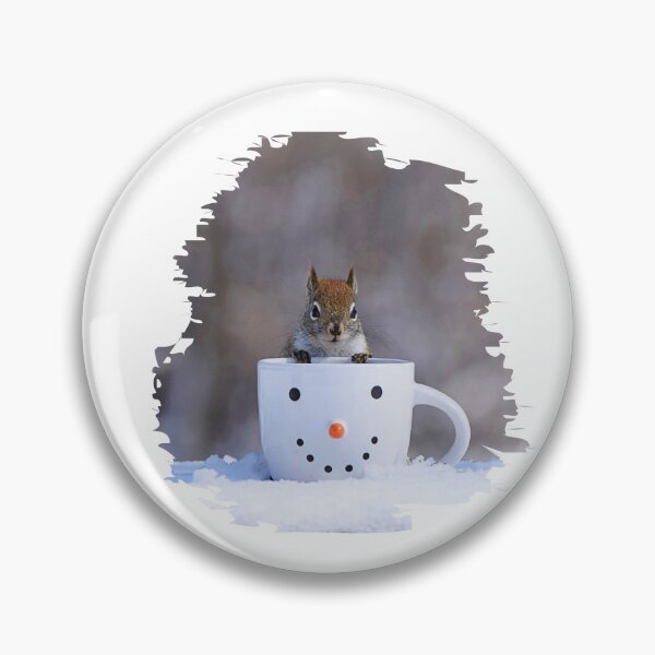 Item preview, Red Squirrel On Mug In Snow designed and sold by NicoleFrederick.