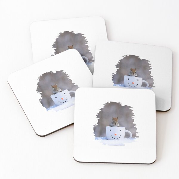 Item preview, Red Squirrel On Mug In Snow designed and sold by NicoleFrederick.