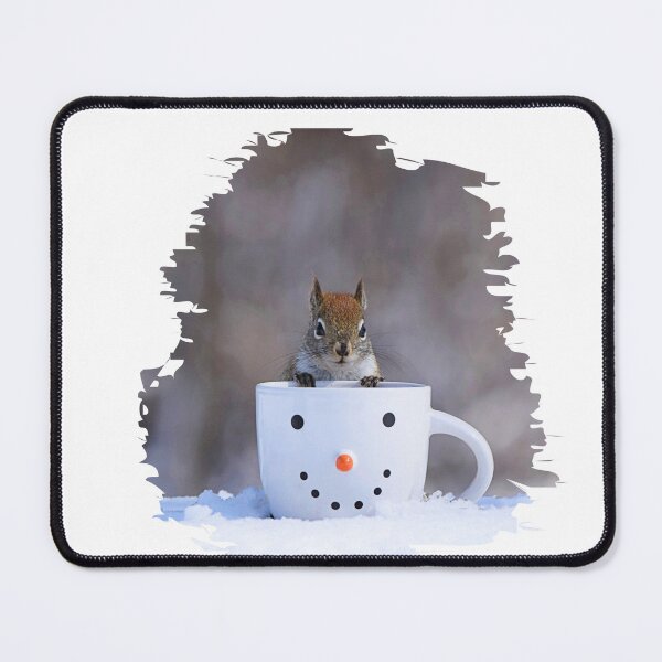 Item preview, Red Squirrel On Mug In Snow designed and sold by NicoleFrederick.