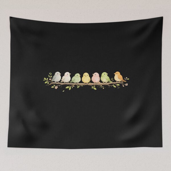 Item preview, Birdwatching Shirt, Easily Distracted By Birds, Cute Bird Tee, Bird Lover Gift, Birds On a Branch, Bird Watcher Gift designed and sold by greatmar1.