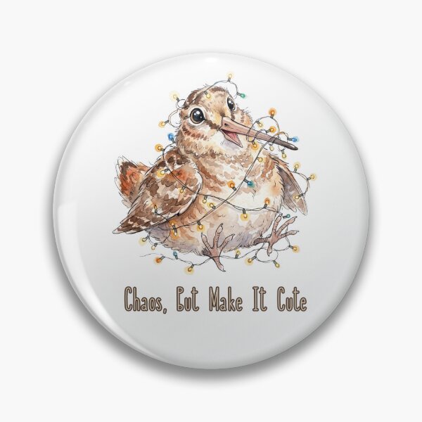 Item preview, American Woodcock Chaos But Make It Cute | Funny Christmas Bird Meme designed and sold by HelgaCraftery.
