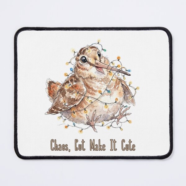 Item preview, American Woodcock Chaos But Make It Cute | Funny Christmas Bird Meme designed and sold by HelgaCraftery.