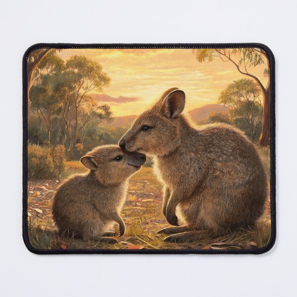 Item preview, Quokka and baby designed and sold by The Aussie Muse • Purple Empress .