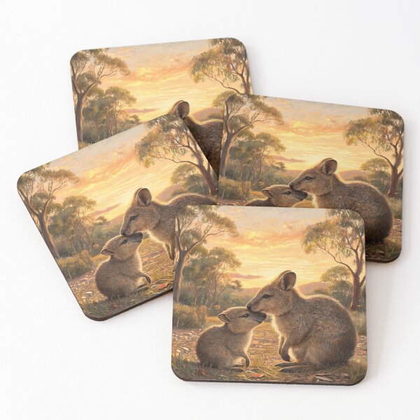 Item preview, Quokka and baby  designed and sold by The Aussie Muse • Purple Empress  .
