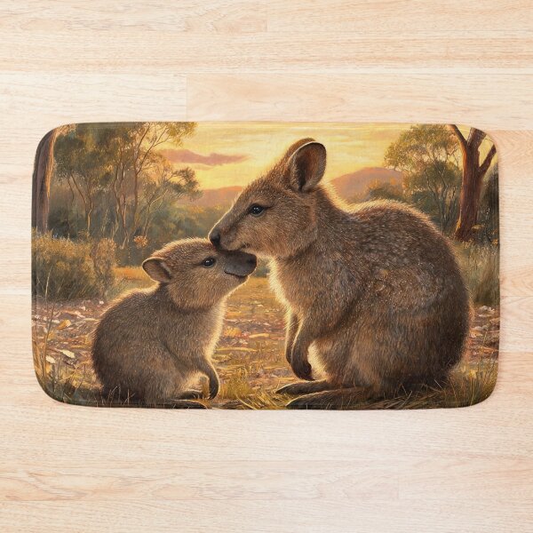 Item preview, Quokka and baby  designed and sold by The Aussie Muse • Purple Empress  .