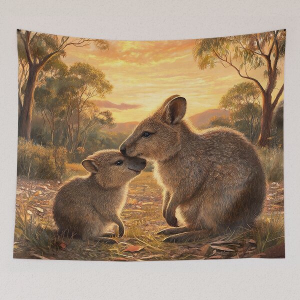 Item preview, Quokka and baby  designed and sold by The Aussie Muse • Purple Empress  .
