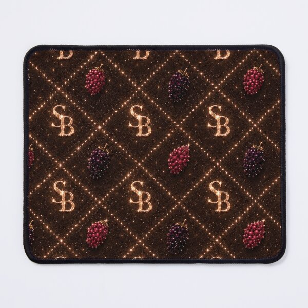 Item preview, 'SB' StarBerry™ Collection - Monogram Mocha Mulberry™Edition designed and sold by Creative Expressions Art.